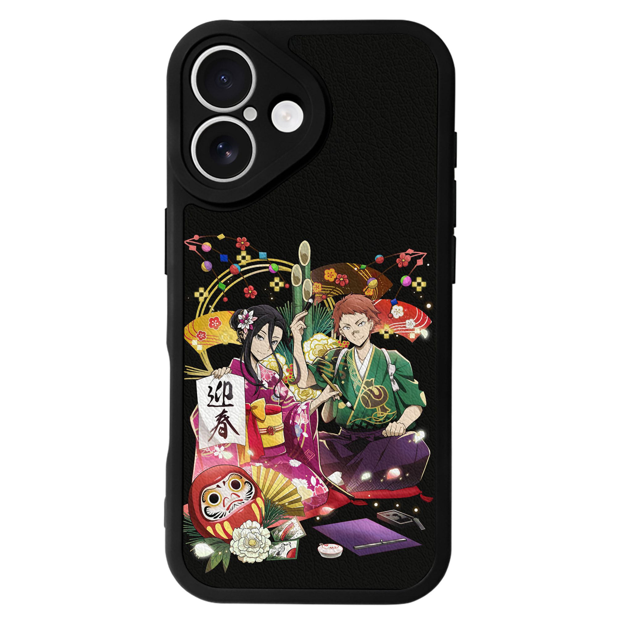 （画像用） 文豪ストレイドッグス Bungo Stray Dogs 【iPhone 16シリーズ対応】シリコンスマホケース（レザー調） 材質：シリコン